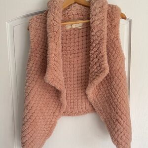 Cozy Pink Faux Fur Vest